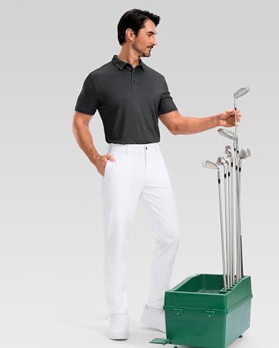 Obla Men's Golf Shirt Short Sleeve Dry Fit Collared Polo Shirts - Image 6