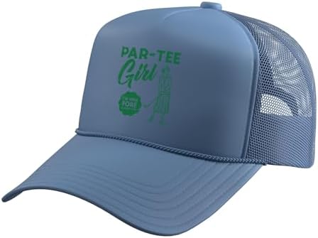 Golf Par Tee Girl Here Fore Good Time Funny Golfer Women Trucker Hat by Unknown