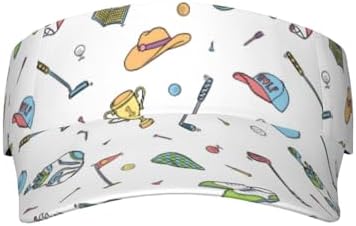 Sports Sun Visor Hats Adjustable Men Women Lightweight Packable Cooling Empty - Image 2