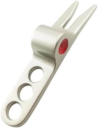 1Pc Silver Golf Ball Fork Pivot Divot Repair Tool Compatible by Junfamilee