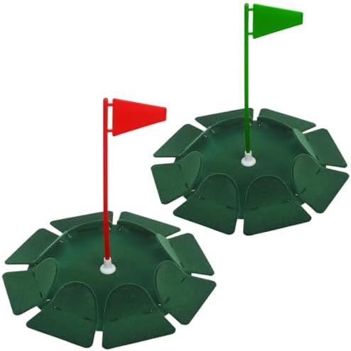 HOW TRUE 2 PCS All-Direction Golf Putting Cup Golf Practice Hole Cup Surface by HOWTRUE%C2%AE