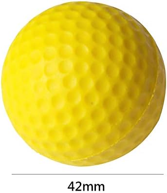 Practice Foam Golf Balls Pack of 12 Realistic Limited Flight Indoor Outdoor - Image 2