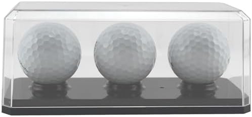 Pioneer Plastics 143C3GOLF-BB Clear Plastic 3 Golf Ball Display Case - Image 2