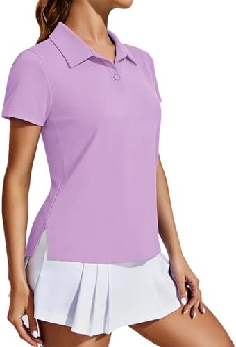 PINSPARK Women's Golf Shirt UPF 50+ Polo Shirts Short Sleeve Tennis Tops by Pinspark