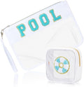 BuyCard 2 Pcs Pool Bag Cosmetic Makeup Bag by BuyCard