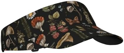 Sports Sun Visor Hats Adjustable Men Women Lightweight Packable Cooling Empty by Unknown