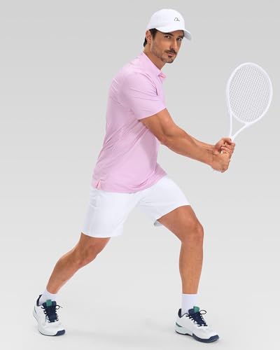 Obla Men's Golf Shirt Short Sleeve Dry Fit Collared Polo Shirts - Image 3