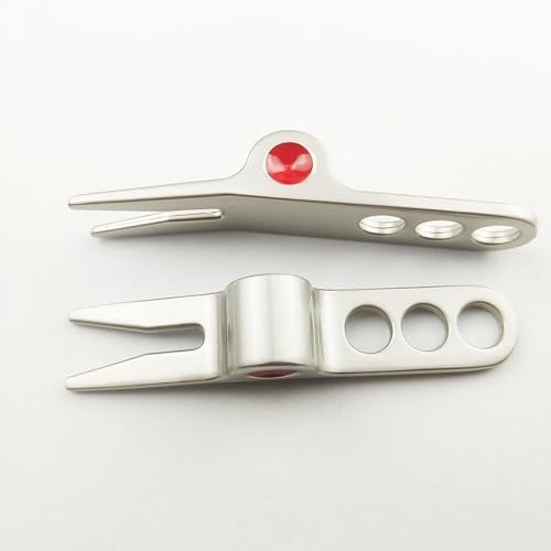 1 Pc Silver Golf Ball Fork Pivot Divot Repair Tool Compatible Divot Tools by Calsgkspray