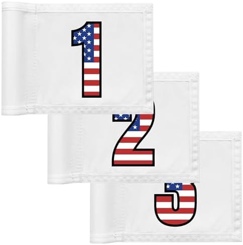 Golf Flag 8x6 Inch – 420D Nylon Double-Sided Mini Pin Flag - Image 6