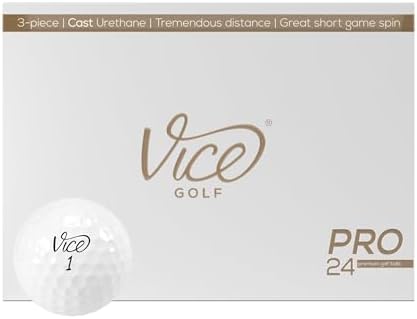 Vice Pro White Golf Balls by Unknown
