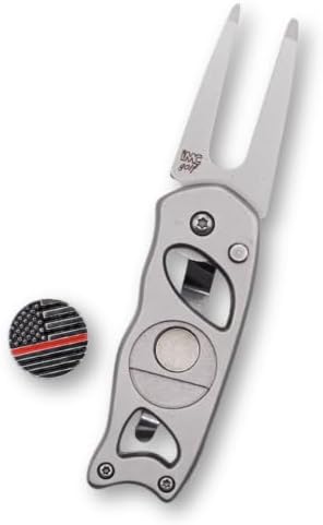 Thin Red Line Steel Switchblade Golf Divot Repair Tool - Image 3