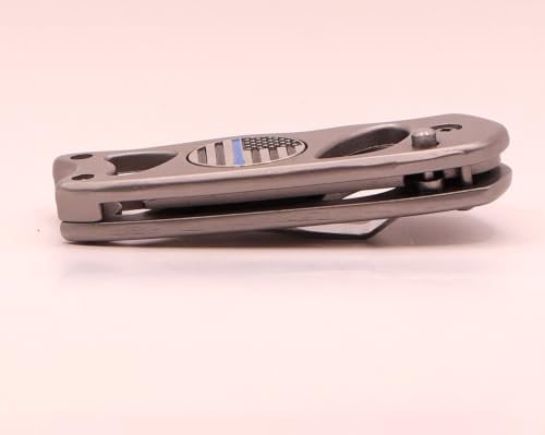 Thin Blue Line Steel Switchblade Golf Divot Repair Tool - Image 6