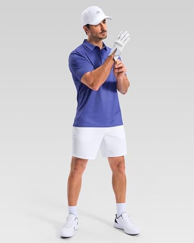 Obla Men's Golf Shirt Short Sleeve Dry Fit Collared Polo Shirts - Image 3