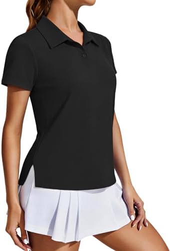 PINSPARK Women's Golf Shirt UPF 50+ Polo Shirts Short Sleeve Tennis Tops by Pinspark