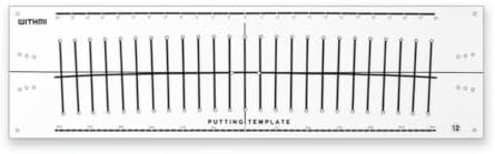 Generic Golf Putting Aid Mat Template Tool by Unknown