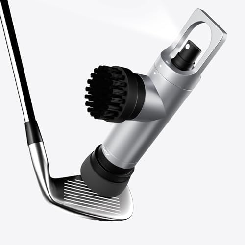 Golf Club Brush Cleaner with Water Spray Bottle and Sponge - Image 4