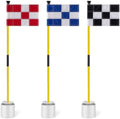 Meooeck 3 Pack Golf Flag Cup Set by Meooeck