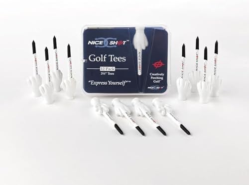Nice Shot Patented Design Golf Tees - Image 2