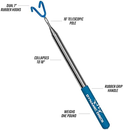 Dynamic Discs Disc Golf Retriever, 16ft Reach, 18in Collapsed, Telescoping - Image 3