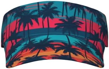 Sports Sun Visor Hats Adjustable Men Women Lightweight Packable Cooling Empty - Image 2
