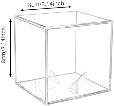 40 Pcs Baseball Display Case, Acrylic Cube Holder Set - Image 2