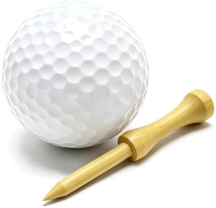 Step Down Golf Tees 2-1/8"or 2-3/4"or 3-1/4" 100 Count Wooden Golf Castle Tees - Image 4