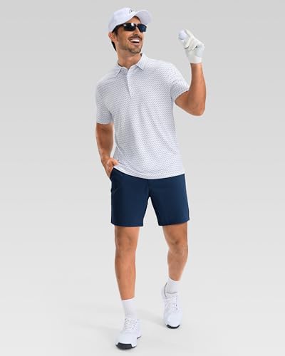 Obla Men's Golf Shirt Short Sleeve Dry Fit Collared Polo Shirts - Image 6