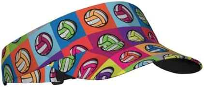 Sports Sun Visor Hats Adjustable Men Women Lightweight Packable Cooling Empty by Unknown