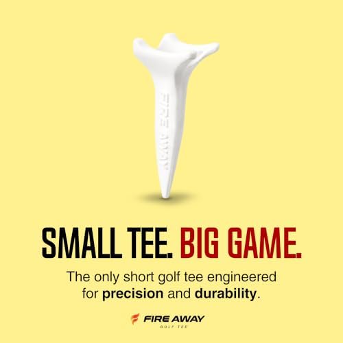 FIRE AWAY ShorTee Short Golf Tees – 1.75" Zero Friction - Image 2