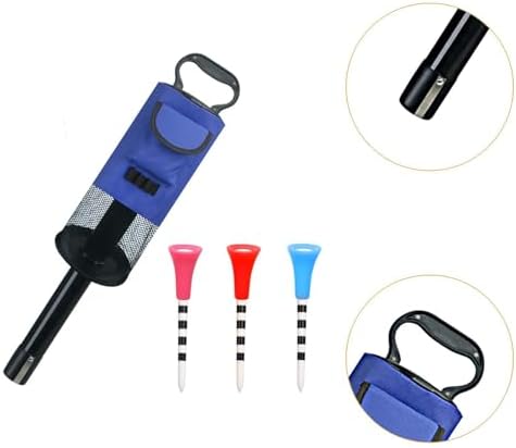 Golf Ball Retriever Portable Shag Bag Collector Detachable Tube Large Capacity - Image 3