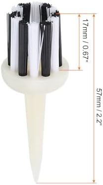 PATIKIL Golf Tee Brush Top, Unbreakable Golfing Tees Low Friction Resistance - Image 2