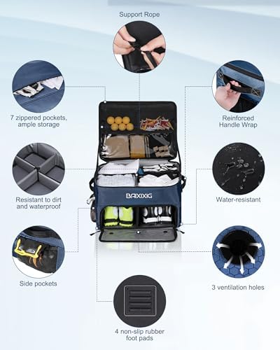 Golf Trunk Organizer, 2-Layer Storage - Image 3