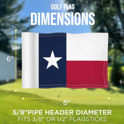 Texas State Mini Golf Flag, 6 x 8 in - Image 5