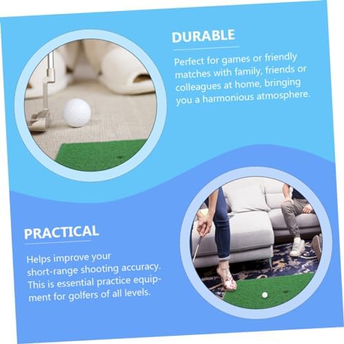 2Pcs Golf Chipping Mat, Portable Practice Turf - Image 4
