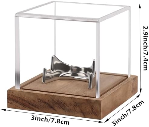 Hooqict Coin Display Case Clear Acrylic Military Challenge Coin Case Display - Image 2