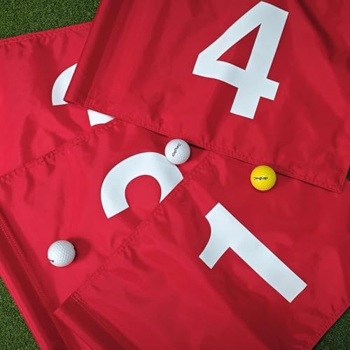 KINGTOP Numbered Golf Flags, 14 x 20 in, Numbers 1 to 4, 4 Pack - Image 6