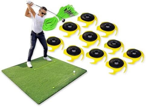 Tee Claw Golf Tee Holder, Golf Mat Tee, Golf Alignment String, Baseball Agility - Image 2