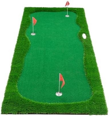 12x5 FT Golf Putting Training Mat, Premium Rubber Turf, - Image 4