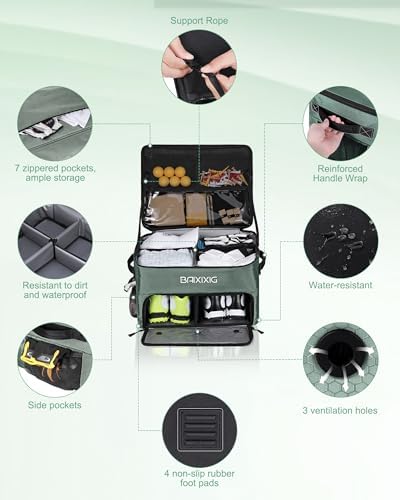 Golf Trunk Organizer, 2-Layer Storage - Image 3