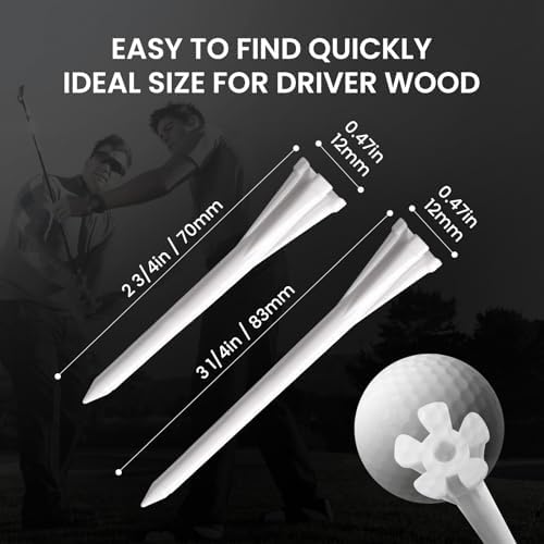 FINGER TEN Golf Tees Plastic Unbreakable - Image 3