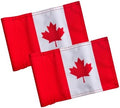 AZCOVER 2 Pack Canada Golf Flag 8x6 Inch by AZCOVERFLAGS