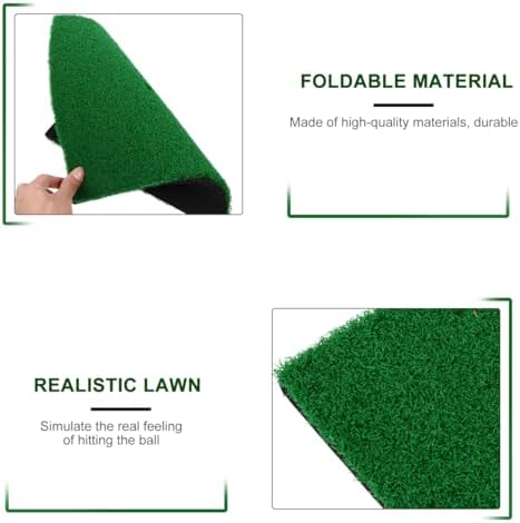 Toyvian Golf Practice Mat Portable Indoor Hitting Pad - Image 4