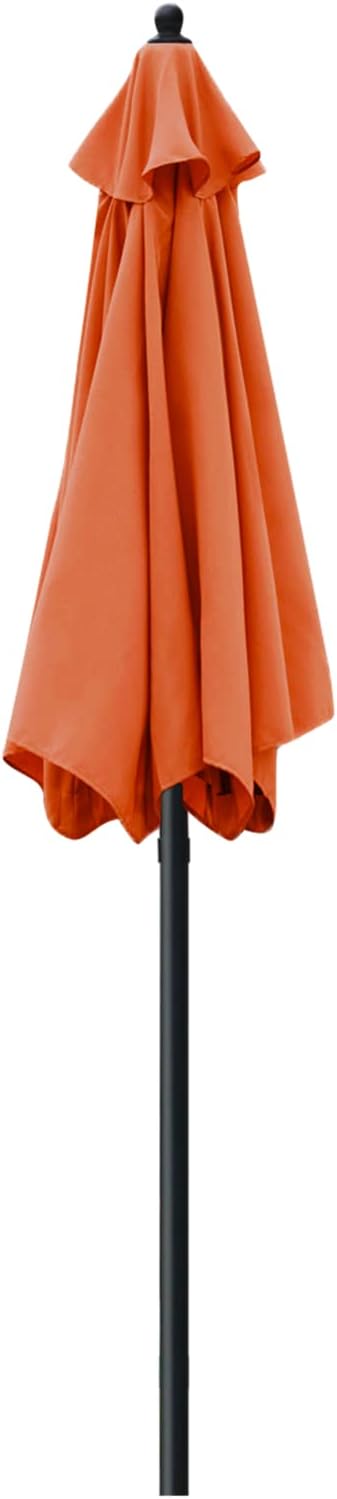 Sunnyglade 7.5' Patio Umbrella Outdoor Table Umbrella Tilt Crank Orange | - Image 5