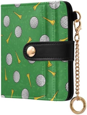 VIGTRO Golf Ball Tee Green Women Wallet RFID Blocking PU Leather Credit Card by VIGTRO