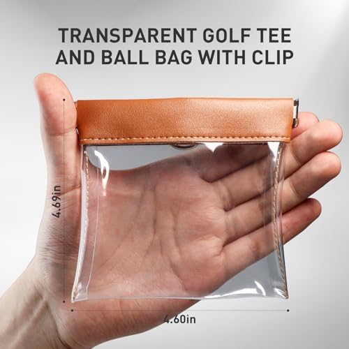 FINGER TEN Transparent Golf Tee Pouch Bag - Image 2