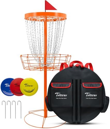 TARUMG 24-Chains Disc Golf Basket by TARUMG