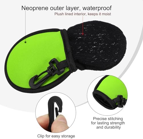 PATIKIL Golf Ball Washer Pouch, Portable Golf Balls Cleaner Pocket Bag - Image 3