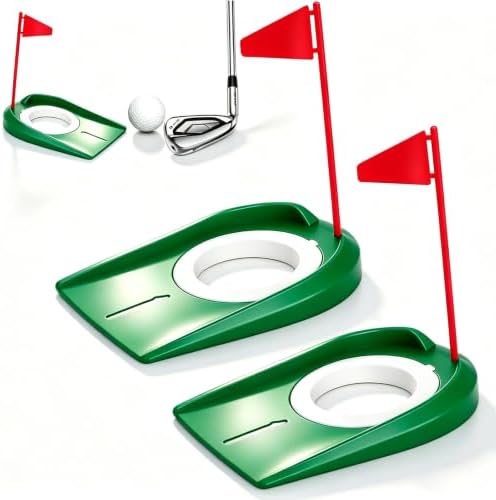 Golf Putting Green Indoor Set, 2 Pack Cup by joaoxoko