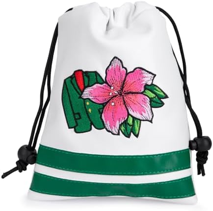 WTLJQQY Golf Valuables Pouch PU Leather Tee Pouch Ball Bag - Image 3