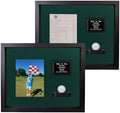 Hole in One Shadowbox and Golf Ball Display Case | Personalized Engraved Plate by EurekaGolfProducts